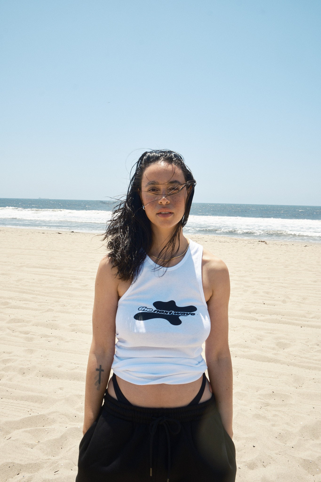 The Next Wave White Tank